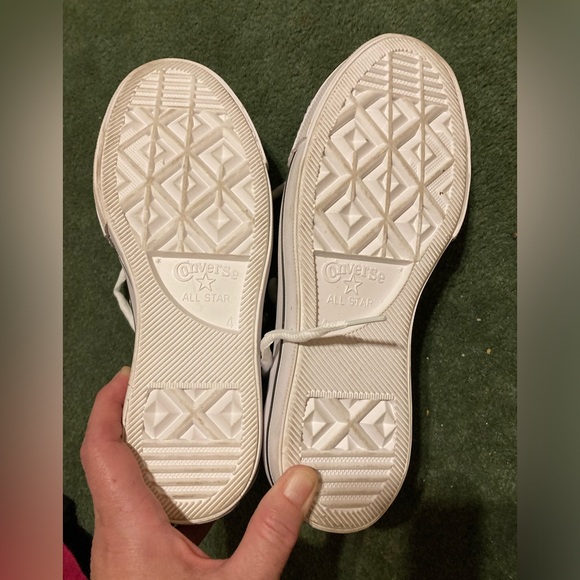 Converse Chuck Taylor All Star Lift Leather High Top sneakers Sz 6 - Picture 3 of 9